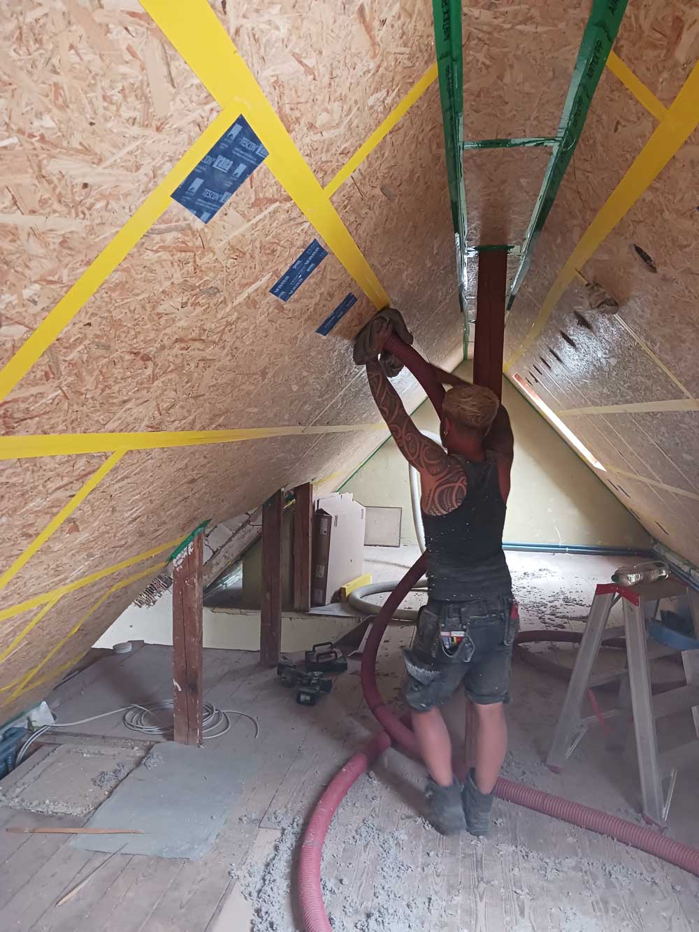 Dämmen-durch-beflocken